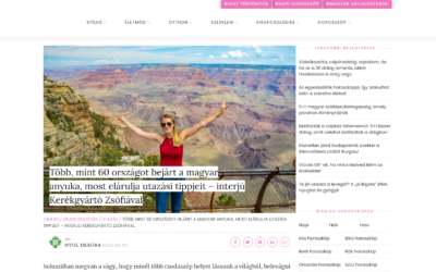 Magyar anyuka utazási tippjei interjú