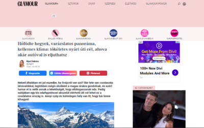 Hófödte hegyek, varázslatos panoráma, kellemes klíma